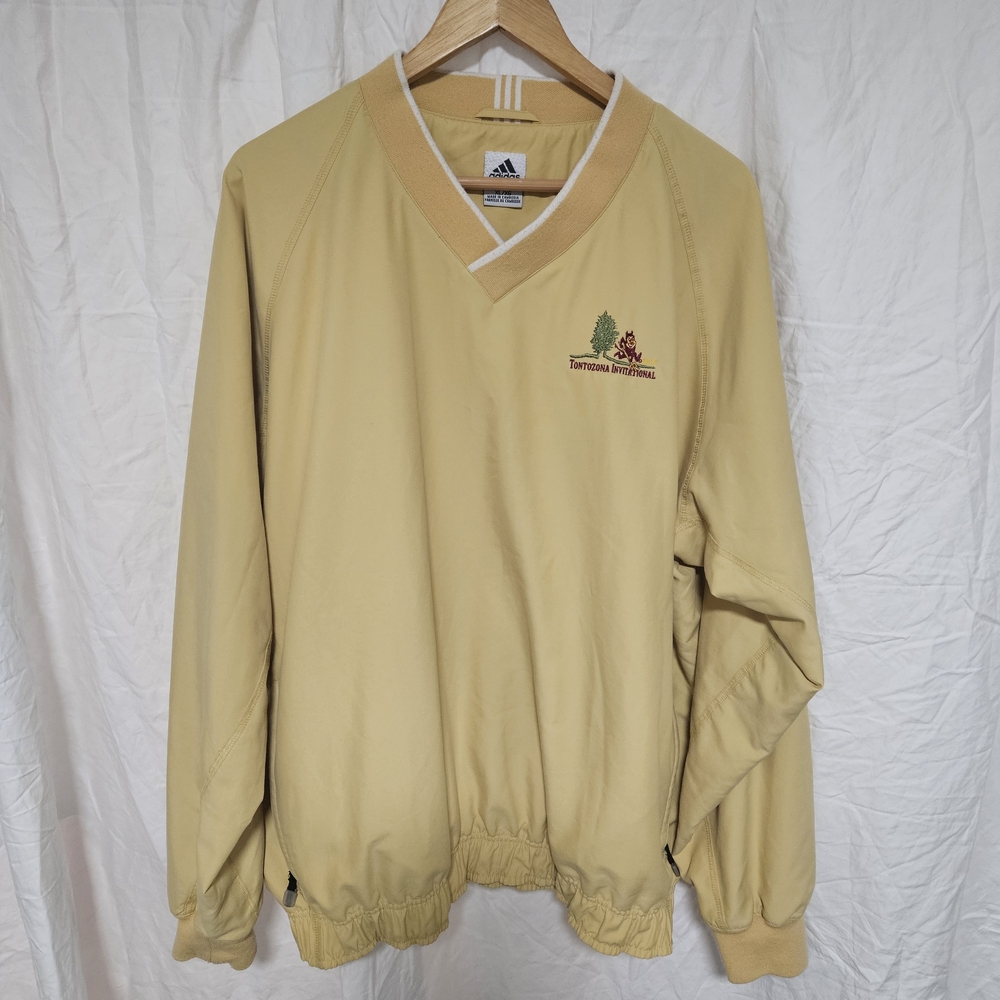 Adidas Men's Yellow Sports Pullover